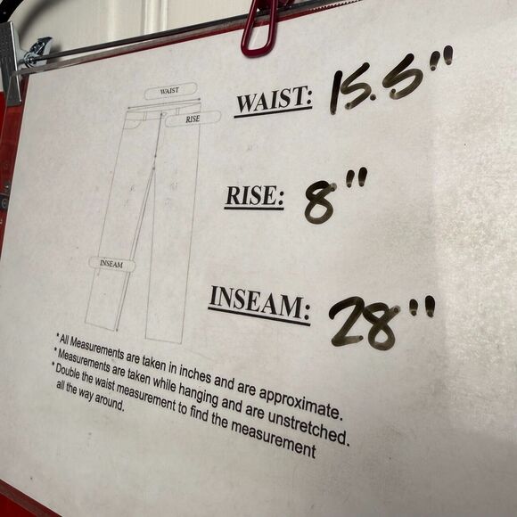 Adriano Goldschmied AG Pants Womens 26 Red Corduroy Stevie Ankle Made in USA - Picture 11 of 11